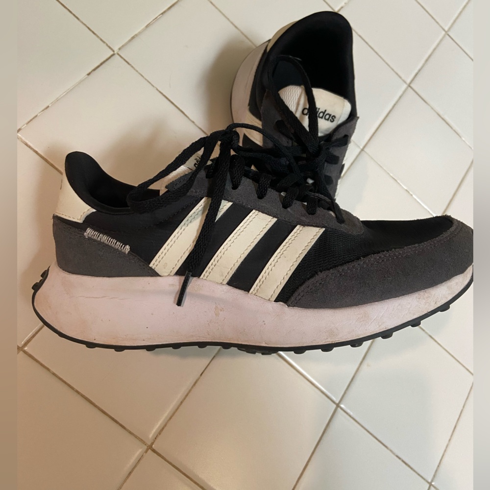Black adidas shoes